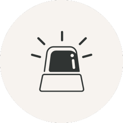 emergency lights icon